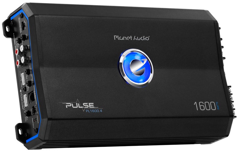 Planet Audio PL1600.4 4 Channel Car Amplifier - 1600 High Output, High/Low Level Inputs, High/Low Pass Crossover, Hook Up to Subwoofer for Bass - Image 2